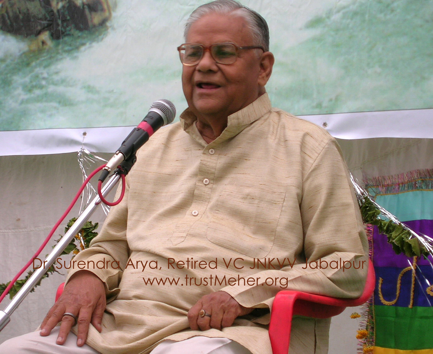 DR. S.V. ARYA Retired Vice Chancellor of JNKVV Jabalpur